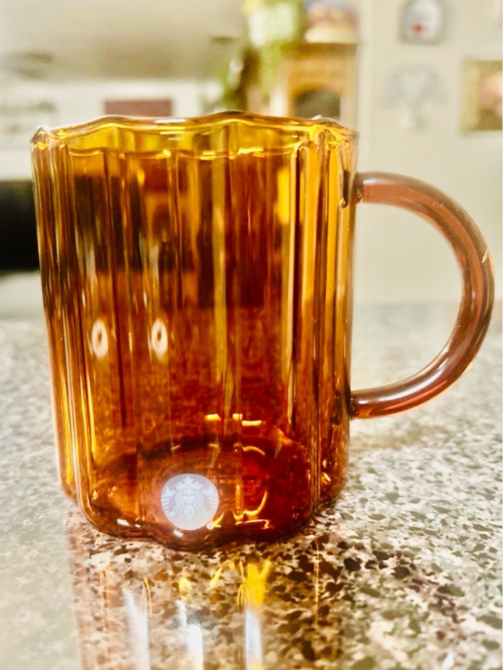 New 2026  Starbucks Pumpkin 🎃 scalloped cup, 14oz.